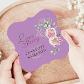 赤面ピンクウォーターカラーフローラ牡丹 ペーパーコースター