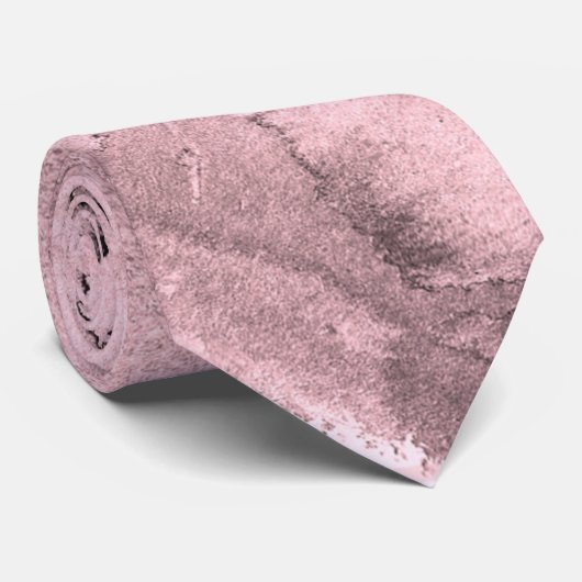 赤面ピンクウォーターカラー抽象芸術 ネクタイ (ロール)