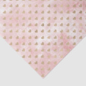 赤面ピンクウォーターカラー金ゴールドハート 薄葉紙 (詳細)