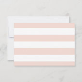 赤面ピンクウォーターカラーx金ゴールド（ばちゃばちゃ）跳ねるバルミツワー 出欠カード (裏面)