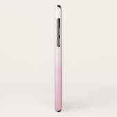 赤面ピンクウォーターグラデーション色パーソナライズされた Case-Mate iPhoneケース (裏面/左)