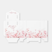 赤面ピンクウォーター色花模様テントフェイスボックス フェイバーボックス (折り畳みなし)