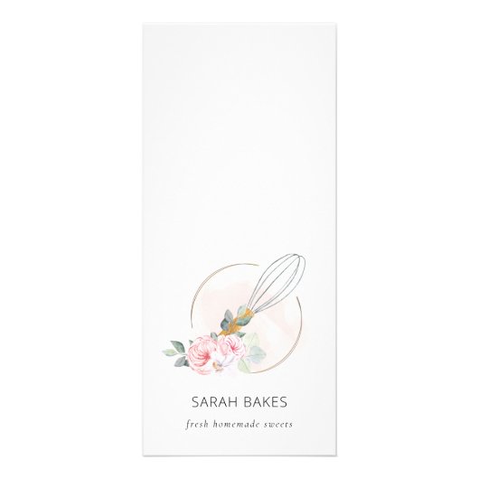 赤面ピンクウッドウィスクフローラベーカリーサービス価格 ラックカード (裏面)