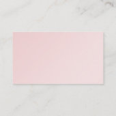 赤面ピンクエレガンス結婚ズ座席表 プレイスカード (裏面)