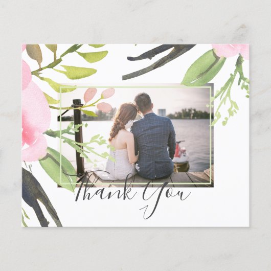 赤面ピンクオリーブ写真ありがとう最低予算 チラシ (正面)