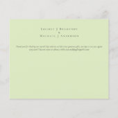 赤面ピンクオリーブ写真ありがとう結婚ご予算 (裏面)