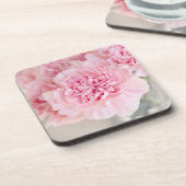 赤面ピンクカーネーション コースター (左側)