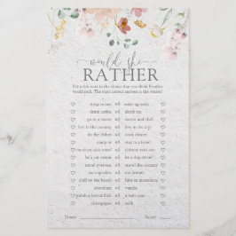 赤面ピンクガーデンフラワーズゲーム