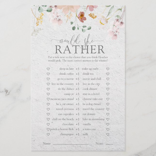 赤面ピンクガーデンフラワーズゲーム (正面)