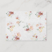 赤面ピンクガーデンフラワーズゲーム エンクロージャーカード (裏面)