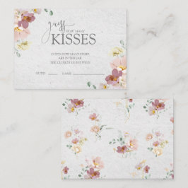 赤面ピンクガーデンフラワーズゲーム エンクロージャーカード