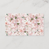 赤面ピンクガーデン花お持ち帰りレシピ エンクロージャーカード (裏面)