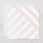 赤面ピンクガールズナイトアウト招待状 招待状 (裏面)