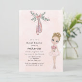 赤面ピンクガールバレエリサイタル 招待状 (スタンド正面)