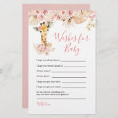 赤面ピンクキリン赤ちゃんシャワーの願いベビー (正面/裏面)