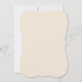 赤面ピンクキンセアニェラ招待 招待状 (裏面)