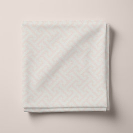 赤面ピンクギリシャ鍵パターン ファブリック