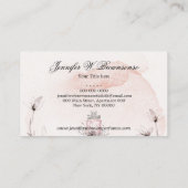 赤面ピンククラシー香水エッセンシャル油 名刺 (裏面)