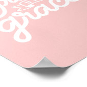 赤面ピンククリスチャンの恵み ポスター (角)