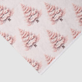 赤面ピンククリスマスツリーパターンの切り離し 薄葉紙 (詳細)