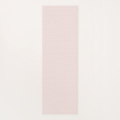 赤面ピンククローバーパタパーソナライズされたーン ヨガマット (裏面)