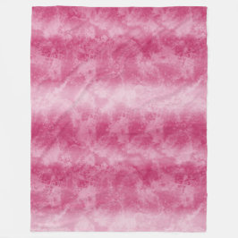 赤面ピンクグラデーションストライプ色 フリースブランケット