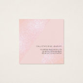 赤面ピンクグリッタージオハートリングや輪表示 (裏面)