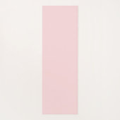 赤面ピンクグリッタースロースパーソナライズされた ヨガマット (裏面)