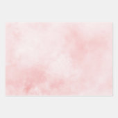 赤面ピンクグリッターホワイトレオパードプリント      ラッピングペーパーシート (正面2)