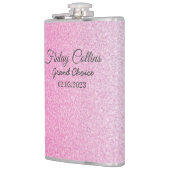 赤面ピンクグリッター  フラスク (左)