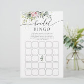 赤面ピンクグリーンブライダルシャワービンゴ (スタンド正面)