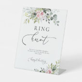 赤面ピンクグリーンリングや輪狩り標識 台座サイン (正面)