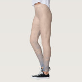 赤面ピンクグレーブルーラスティック レギンス (左)