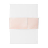 赤面ピンクグレーモノグラム結婚ズベリーバンド 招待状ベリーバンド (裏面例)