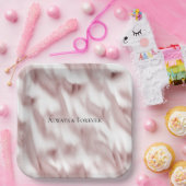 赤面ピンクグ結婚ラムブライダルシャワー ペーパープレート (パーティー)