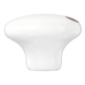 赤面ピンクサテンリボン&ダイヤモンドエレガント セラミックノブ (側面)