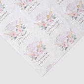 赤面ピンクシェフハットケータリングフローラローラー 薄葉紙 (詳細)