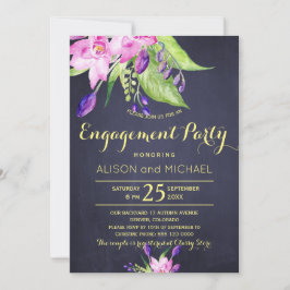 赤面ピンクシャルボード婚約i do bbqパーティー 招待状