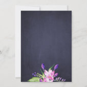 赤面ピンクシャルボード婚約i do bbqパーティー 招待状 (裏面)