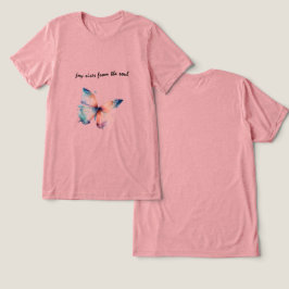 赤面ピンクジョイが魂から浮き上がる トライブレンドTシャツ