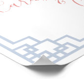 赤面ピンクジンジャージャーの瓶の陳腐なカードとギフト ポスター (角)