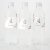 赤面ピンクジンジャージャーCHINOISERIEシャワー紙 ペットボトルラベル (ボトル)