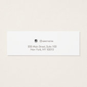 赤面ピンクスタッドイヤリングジュエリー表示カード (裏面)