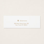 赤面ピンクスタッドイヤリングジュエリー表示カード (裏面)