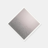 赤面ピンクスパークリーグリッタースウィート16バースデーパーティー スタンダードカクテルナプキン (角)