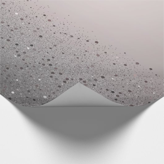 赤面ピンクスパークリーグリッタースウィート16バースデーパーティー ラッピングペーパー (角)