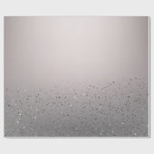 赤面ピンクスパークリーグリッタースウィート16バースデーパーティー ラッピングペーパー (フラット)