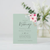 赤面ピンクセージフローラ結婚式GUES予算 (スタンド正面)