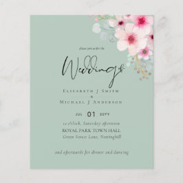 赤面ピンクセージフローラ結婚式GUES予算