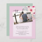 赤面ピンクセージ結婚フローラのスクリプト予算 (正面/裏面)